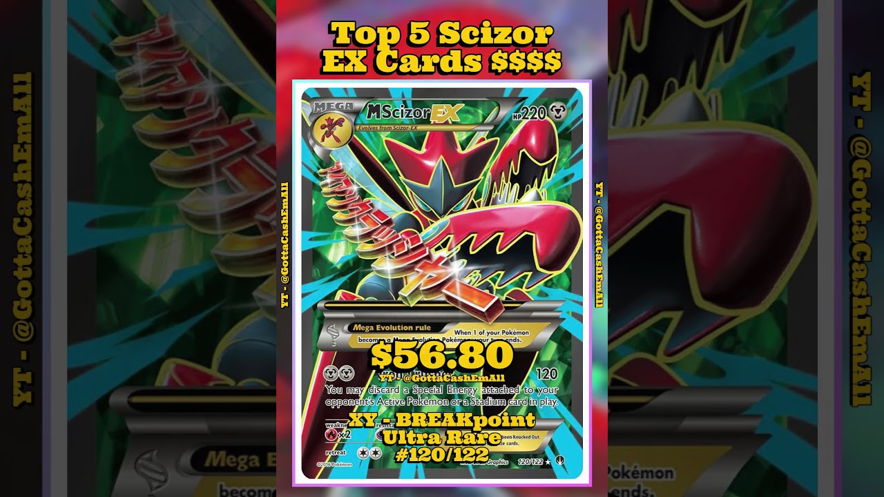 Top 5 Most Expensive Scizor EX Pokémon Cards 💰 