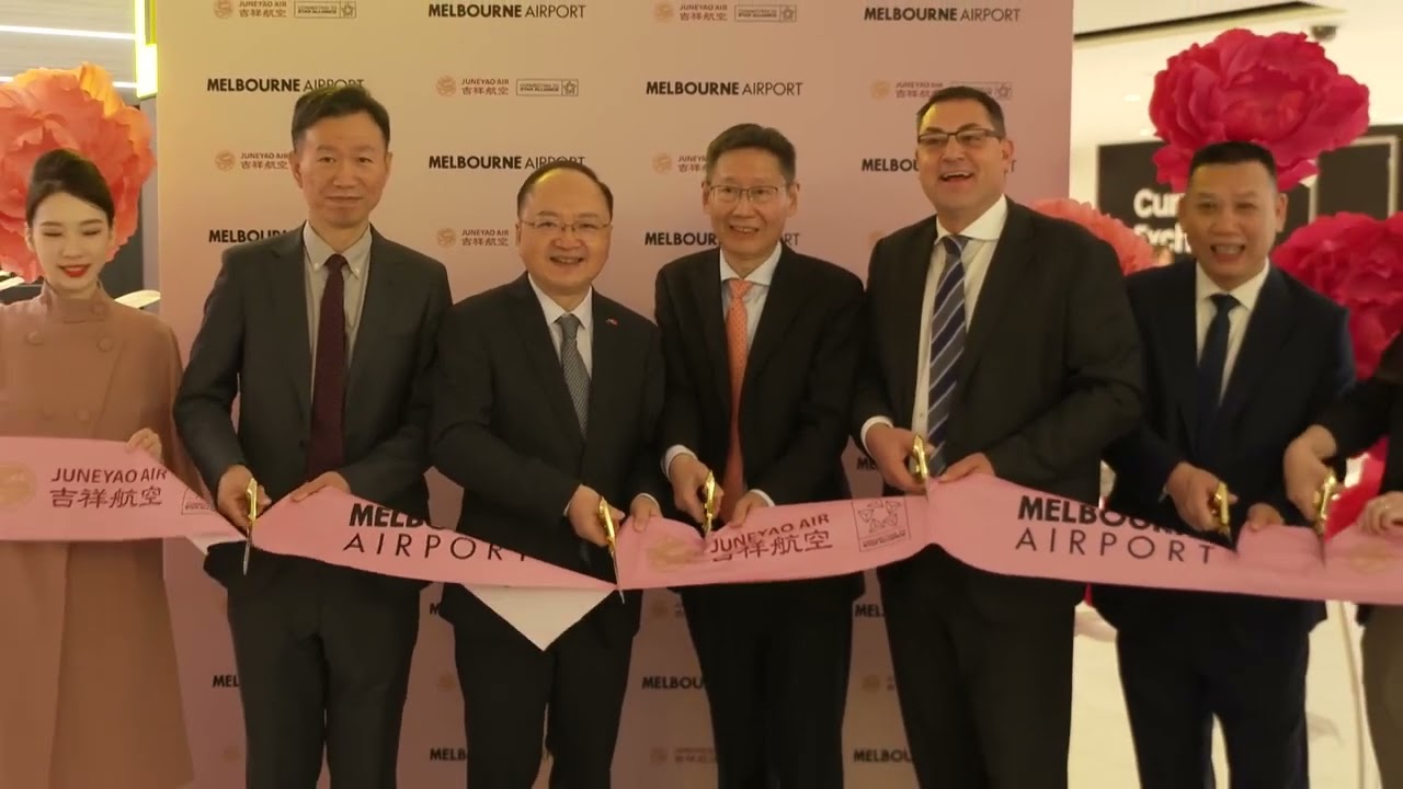 Juneyao Airlines launches direct flights between Melbourne and Shanghai