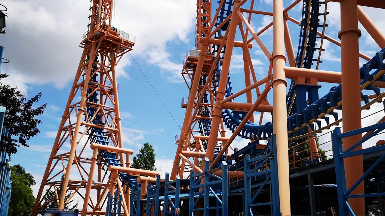 Stunt Fall Parque Warner Madrid