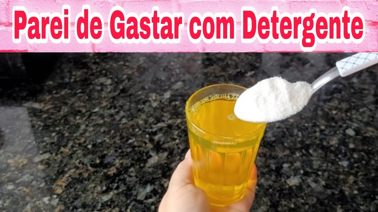 Basta 1 Colher de Açúcar no Detergente e Parei de Gastar Dinheiro! Agora Economizo Muito!