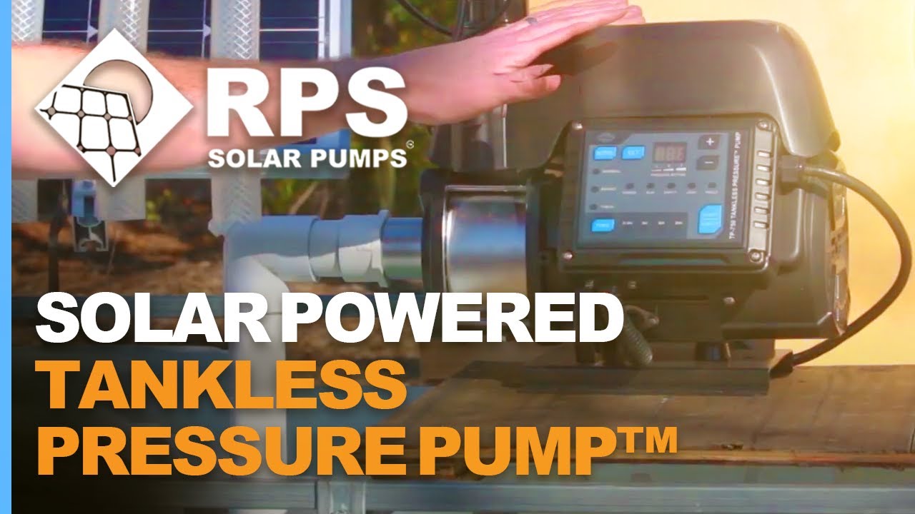 RPS Solar Powered Tankless Pressure Pump&trade;️