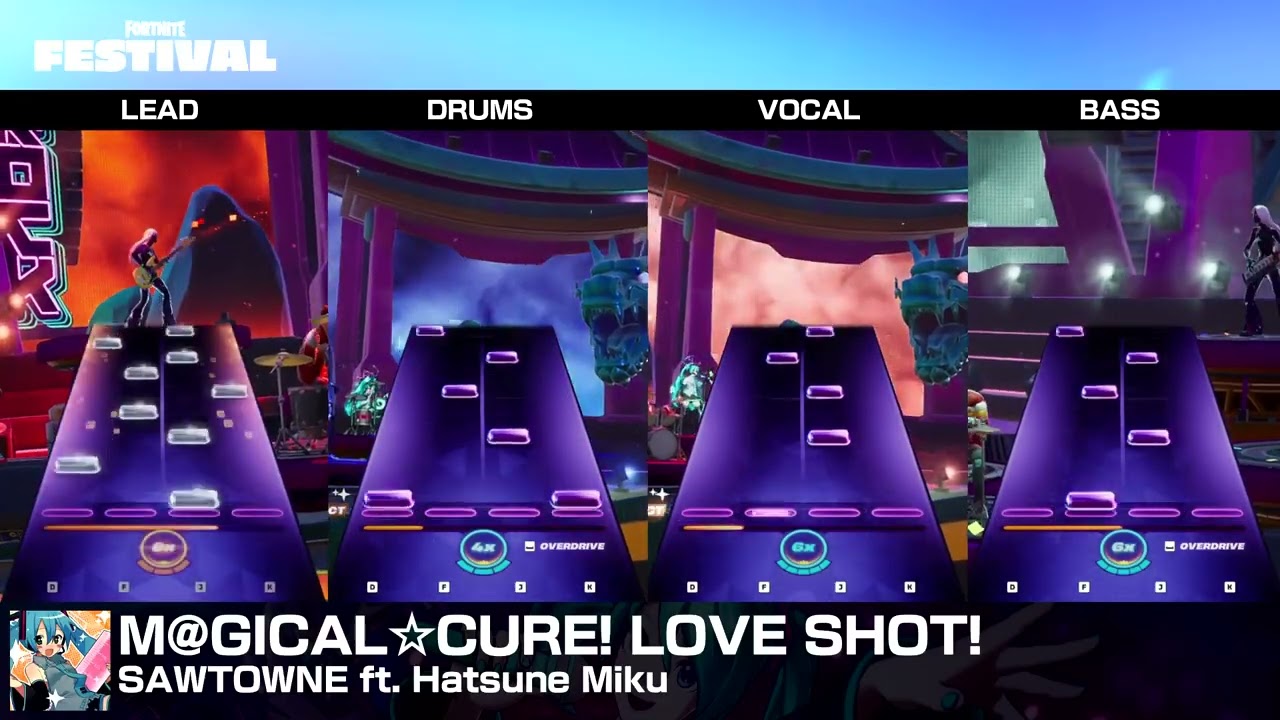 [Fortnite Festival] M@GICAL☆CURE! LOVE SHOT! (Hard Full Band, 100% Flawless)