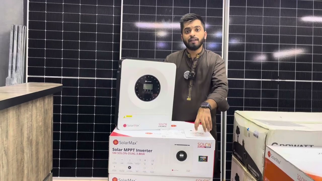 SolarMax Solon 3.8kw Hybrid Inverter Review Full Detail | Model No SM-SOLON-DUAL-3.8kw Review