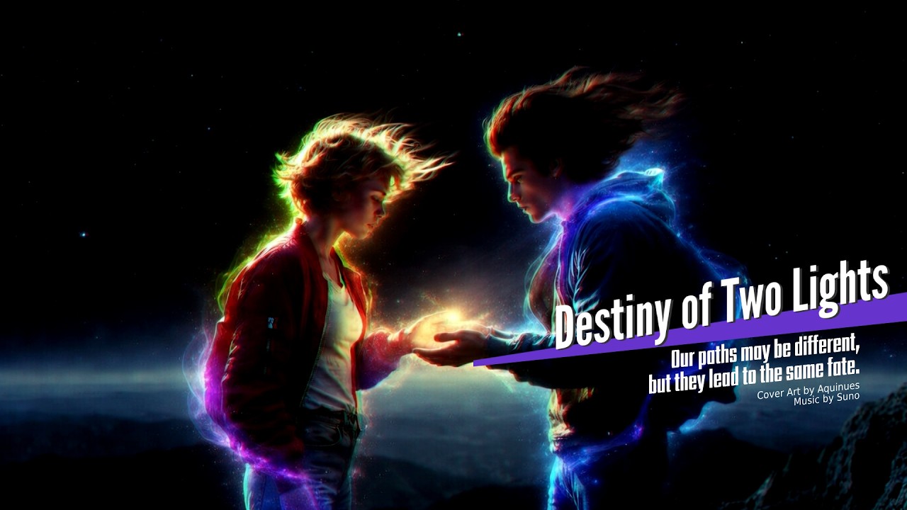 Destiny of Two Lights // #Grok #Kpop #Love #LoveSong #CosmicLove #Grok
