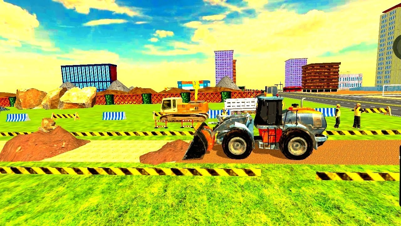 Real City Construction Simulator 3D - City Road Builder Excavator Trucks - Android Gameplay 