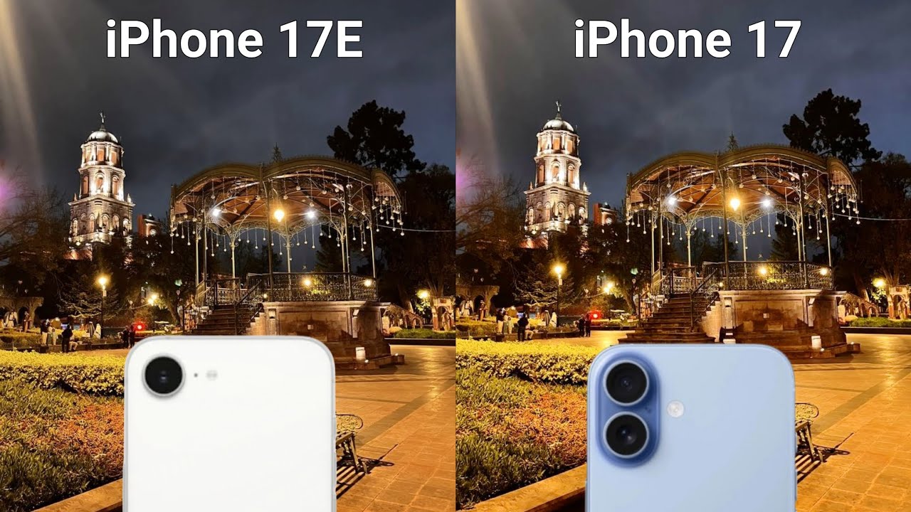 iPhone 17E vs iPhone 17 Camera Test Comparison 
