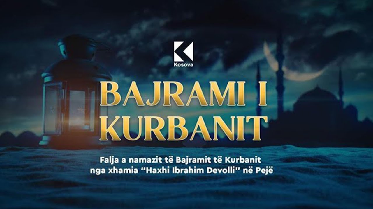 Falja e Kurban Bajramit nga xhamia 
