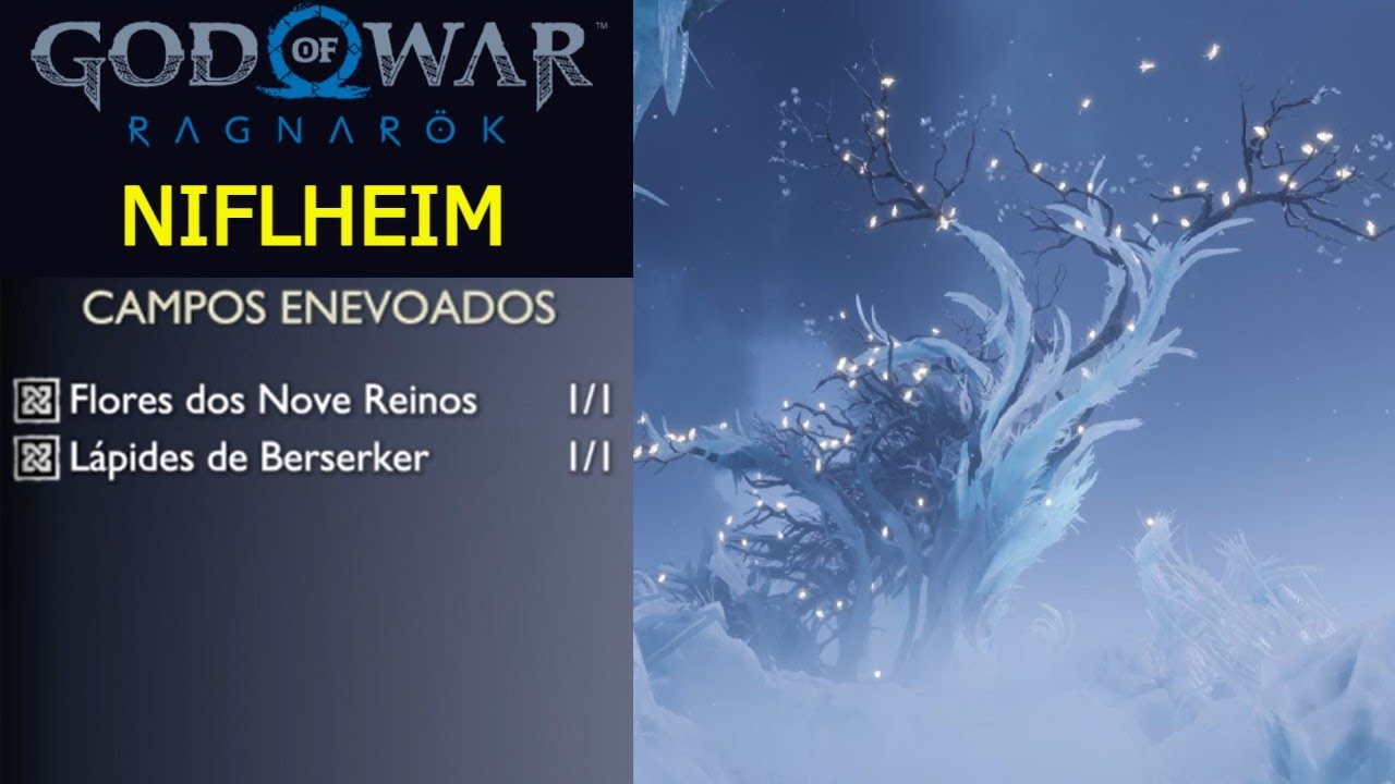 Campos Enevoados - Niflheim - God of War Ragnarök - Todos os colecionáveis.