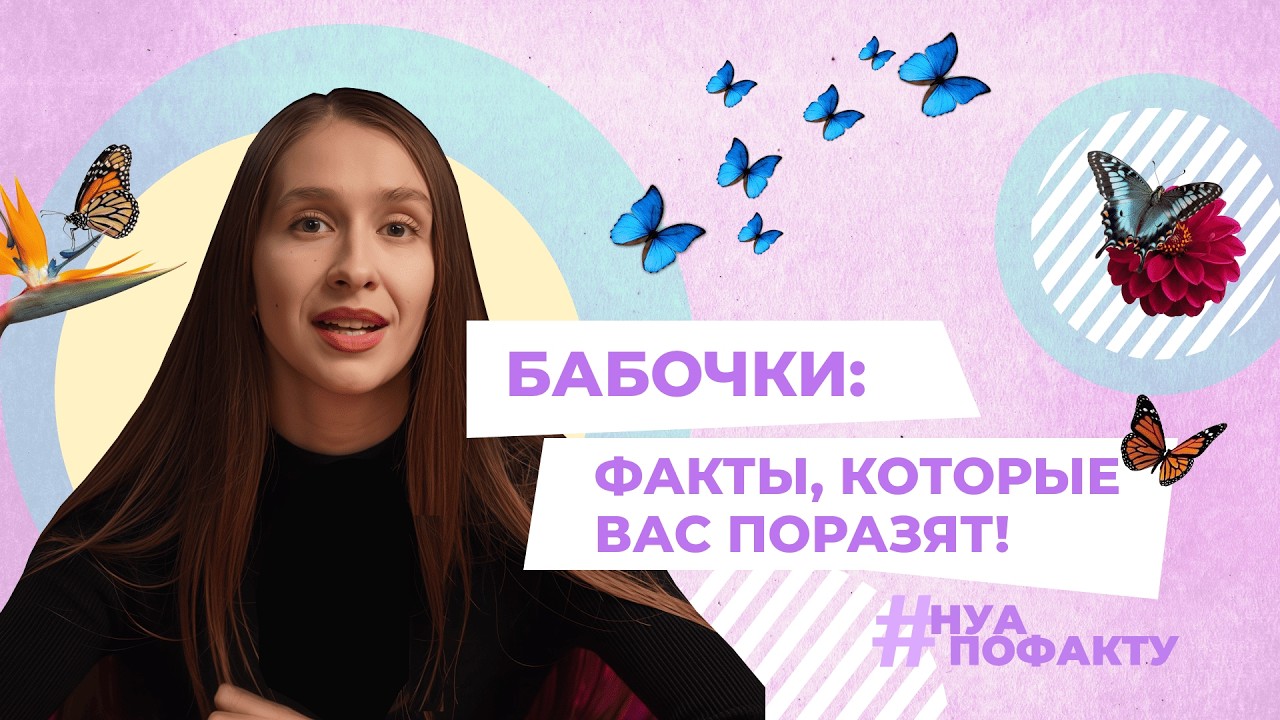 Неожиданные факты о бабочках, которые ВАС ПОРАЗЯТ!