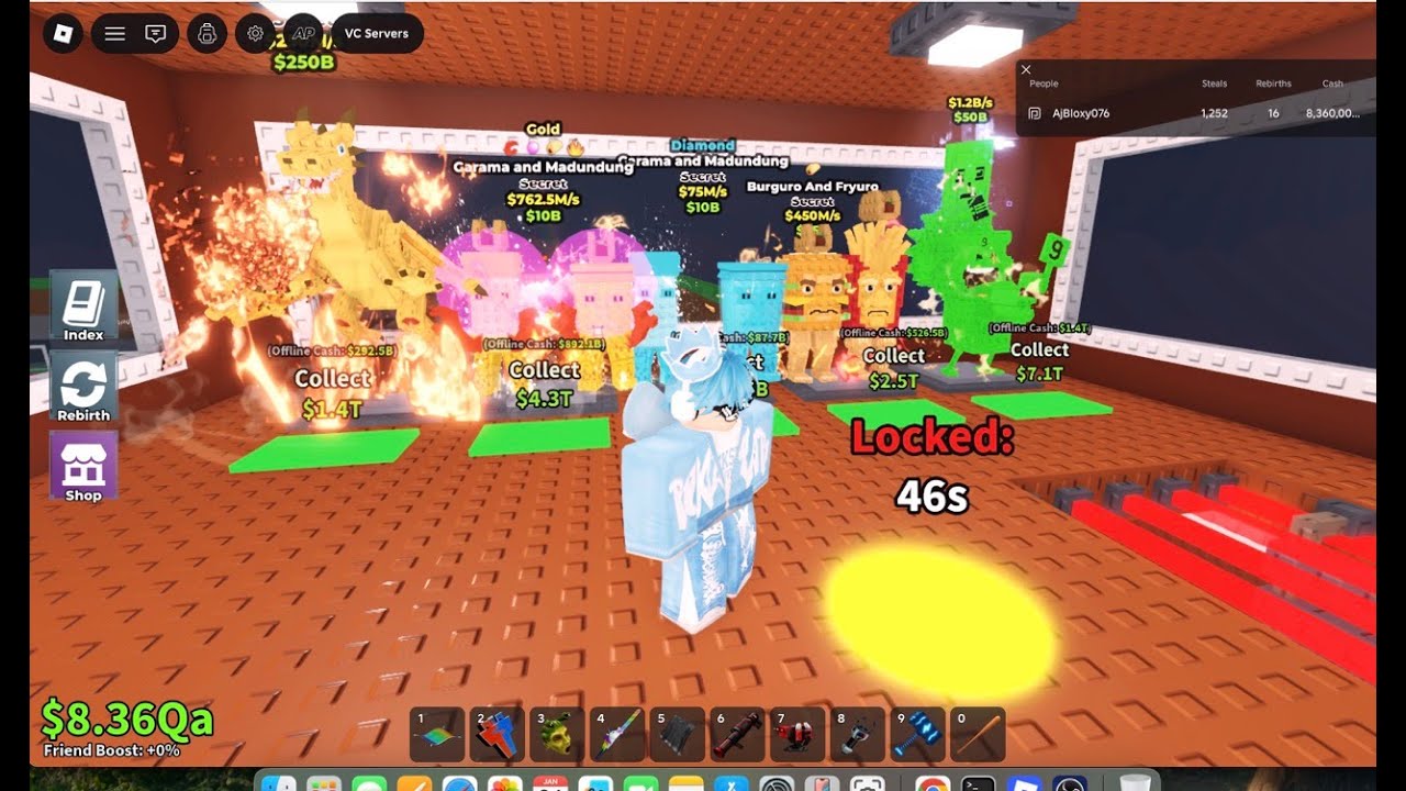 🔴 LIVE STEAL A BRAINROT TRADING PVP LOOKING FOR GARAMA+ #roblox #stealabrainrot #viral #live