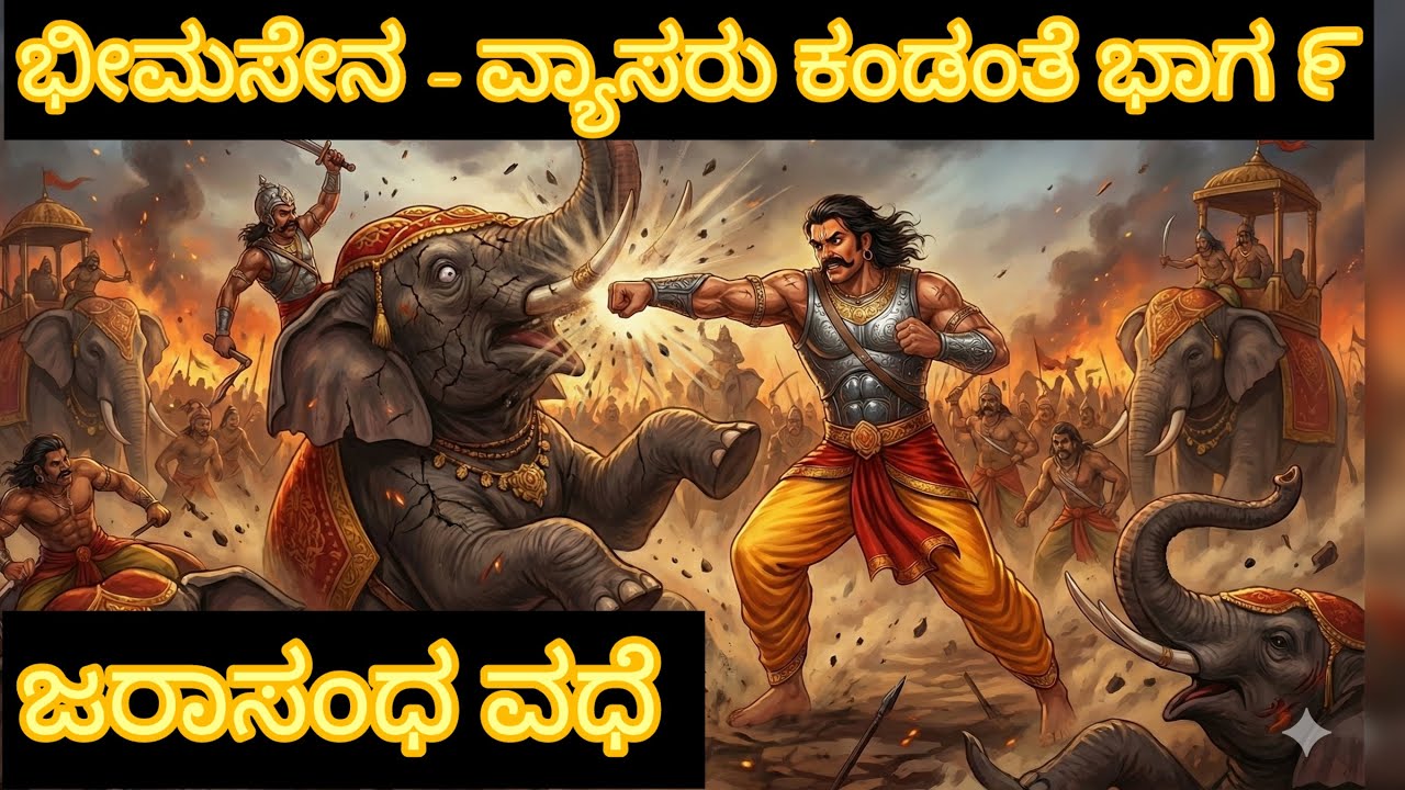 ಭೀಮಸೇನ ೯ [ ಜರಾಸಂಧ ವಧೆ ]