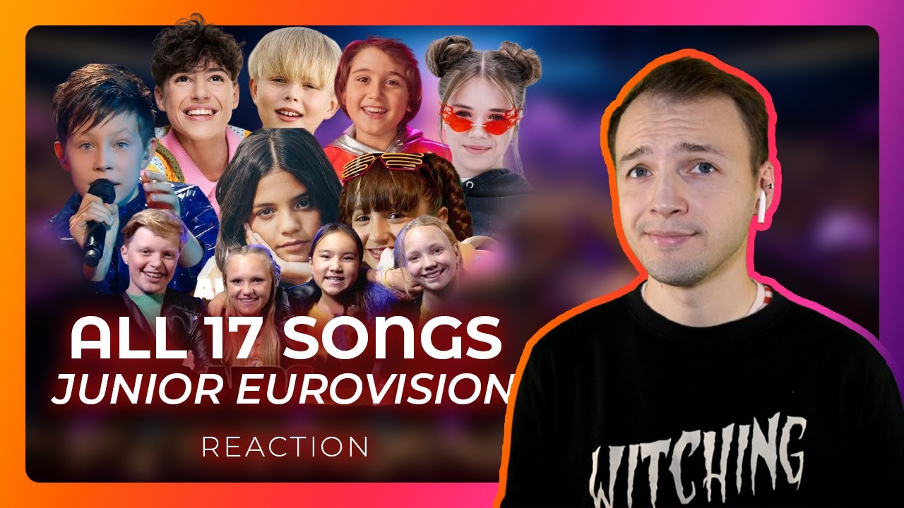 LET'S REACT TO ALL THE 17 SONGS for Junior Eurovision 2024 | (Armenia, Portugal, Spain, Ukraine...)