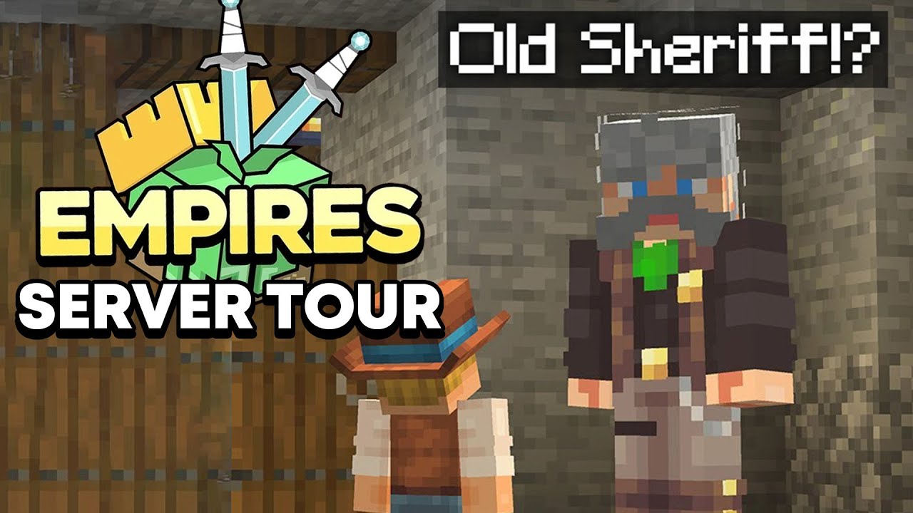 Getting a server tour on Empires Season 2 (as the Old Sheriff)