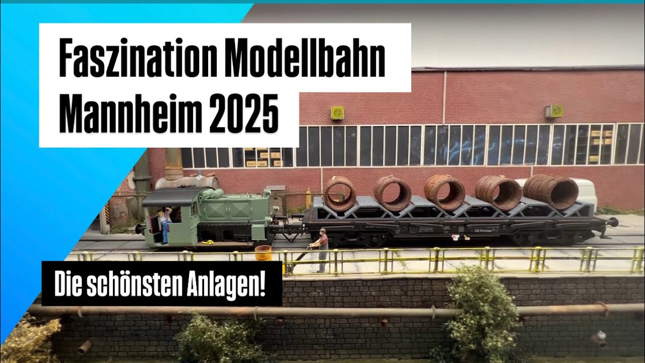 Faszination Modellbahn Mannheim 2025: die Besten Anlagen!