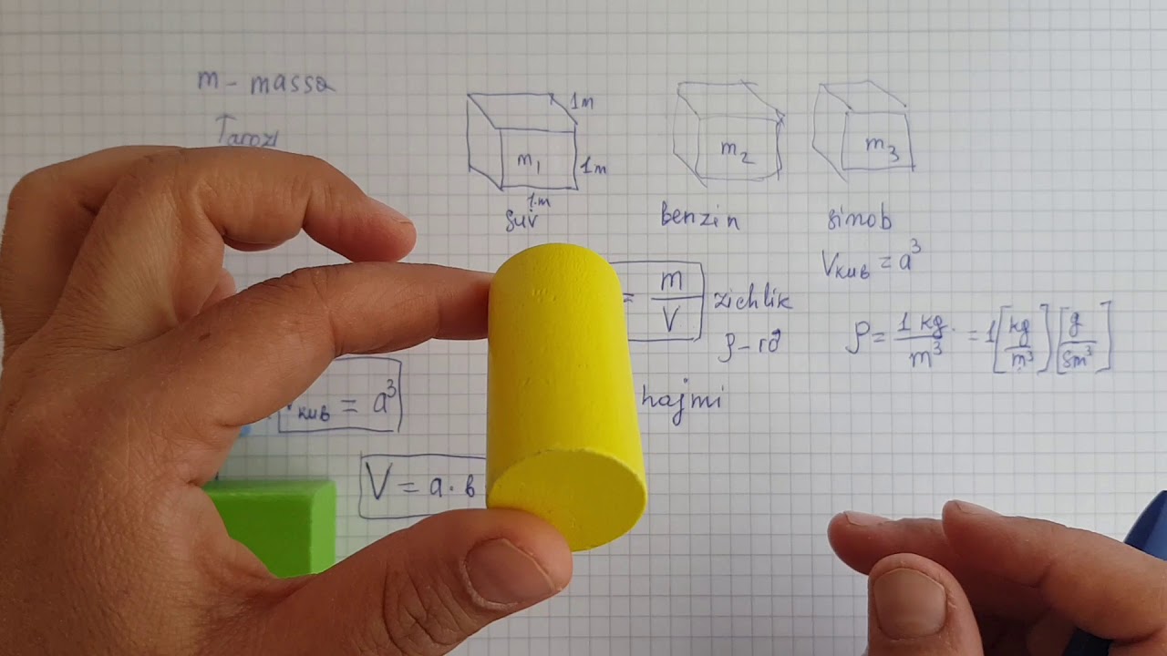 26-dars. Massa. Modda zichligi.