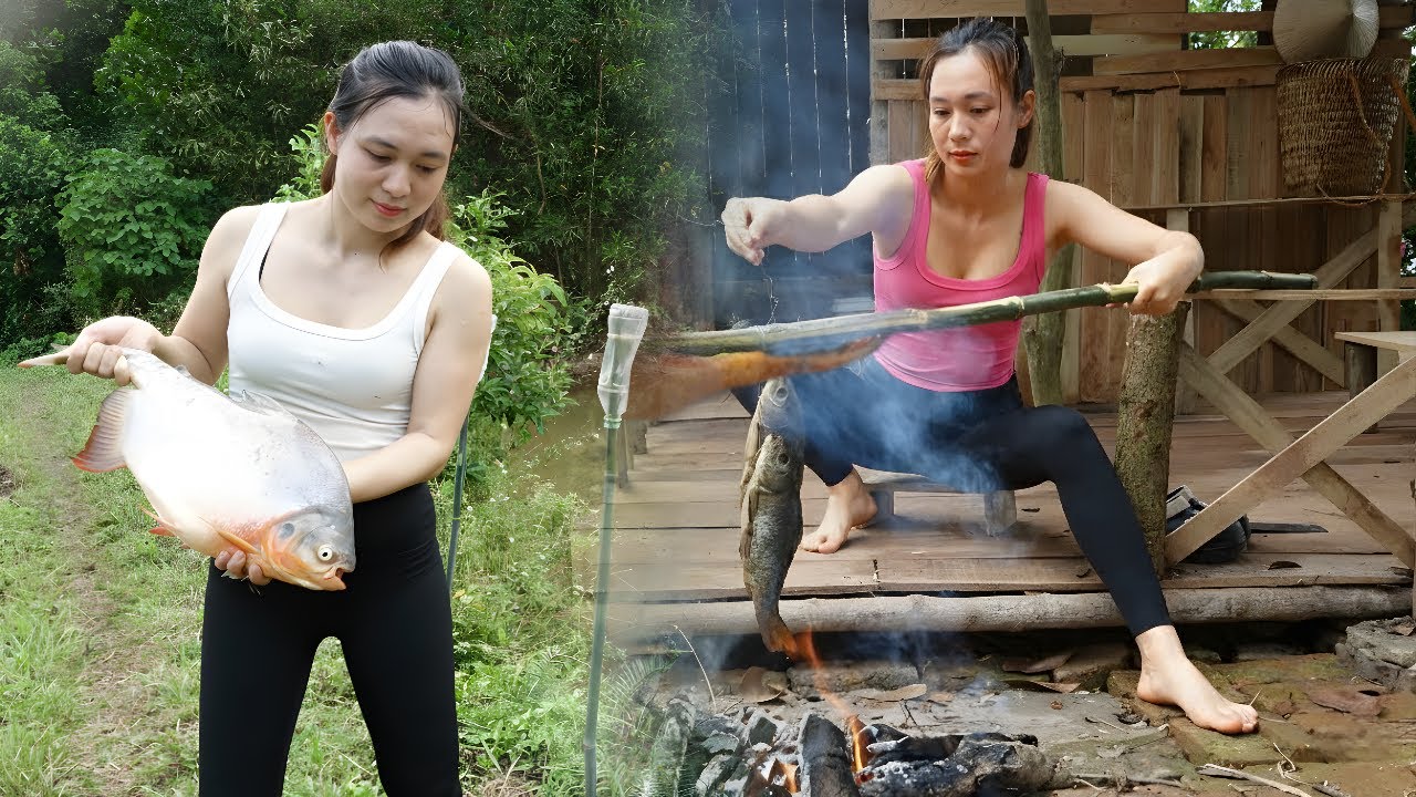 Long Days Of Building Farms, Surviving, Harvesting, Going To The Market To Sell | Forest Farm Life