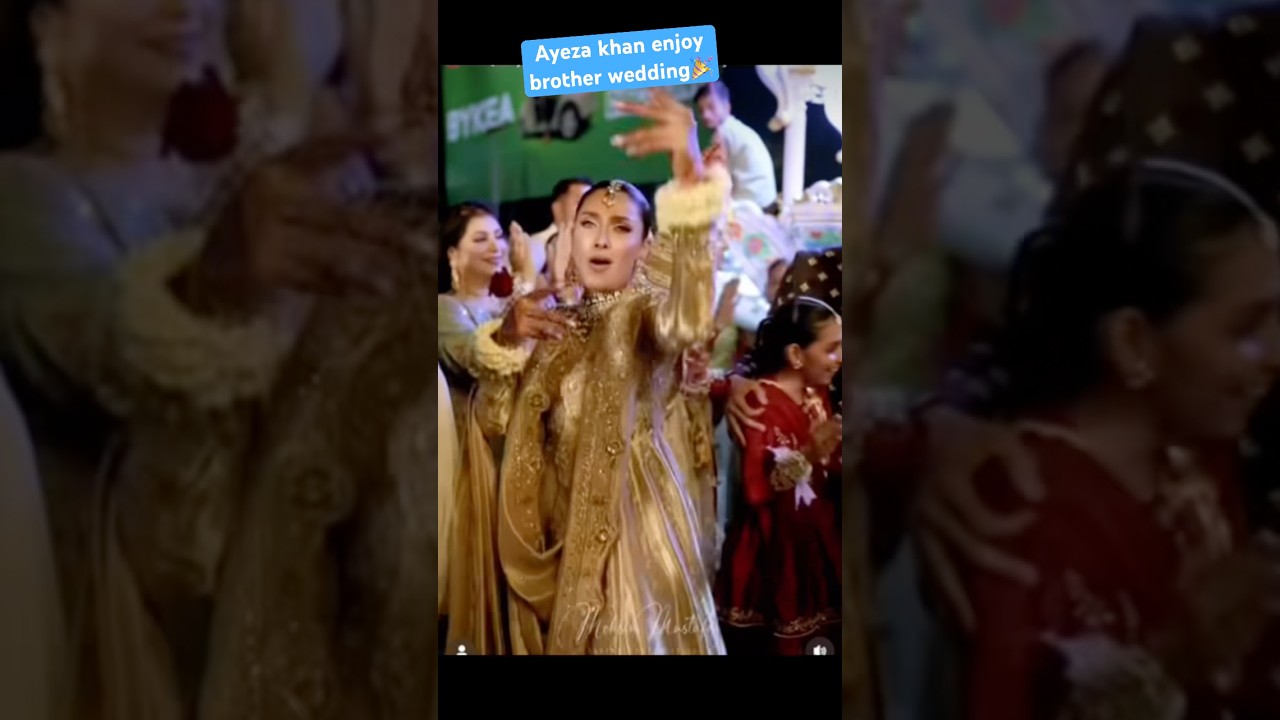 Ayesha khan enjoy brother weding🥰