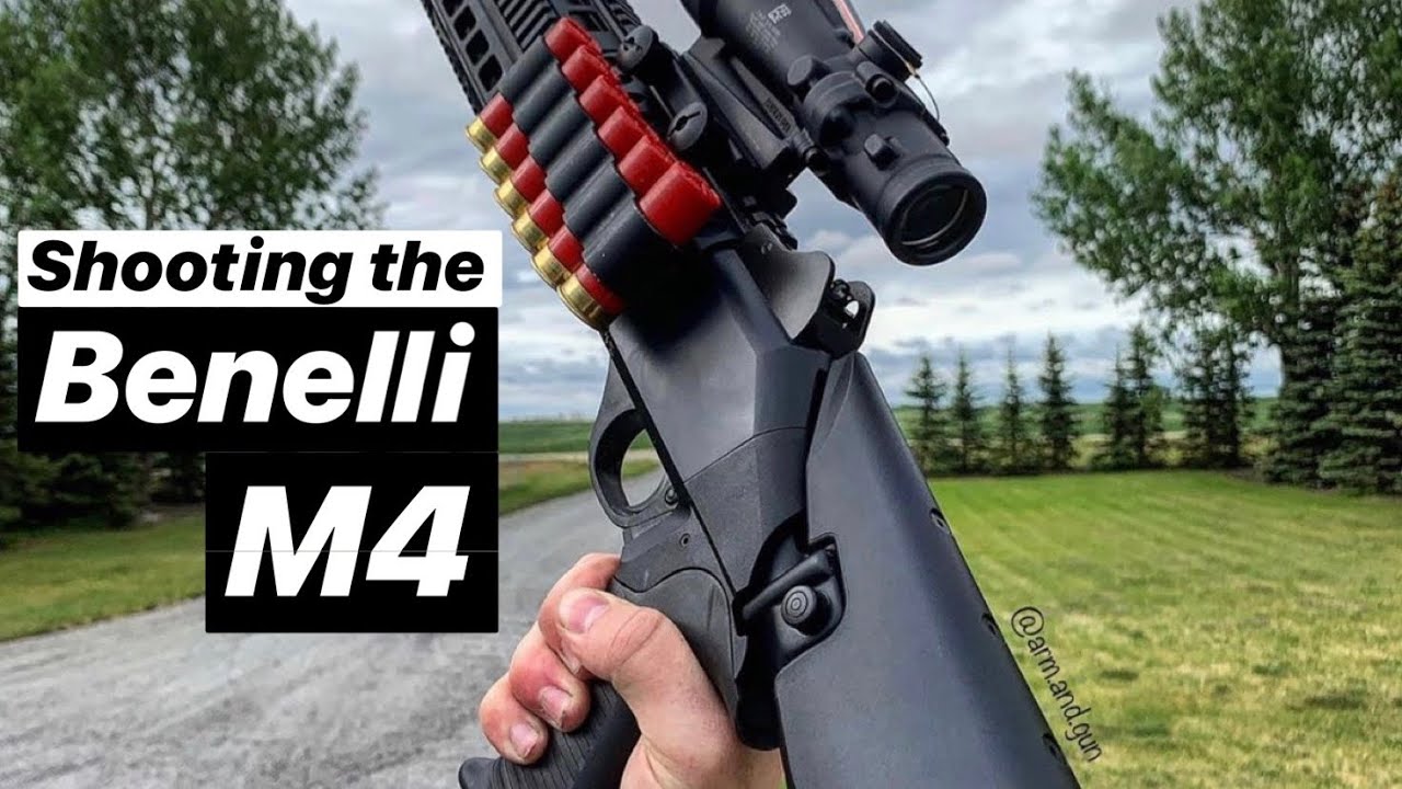 Стрельба из Benelli M4 Tactical &mdash; спойлер: ЭТО ПОТРЯСАЮЩЕ