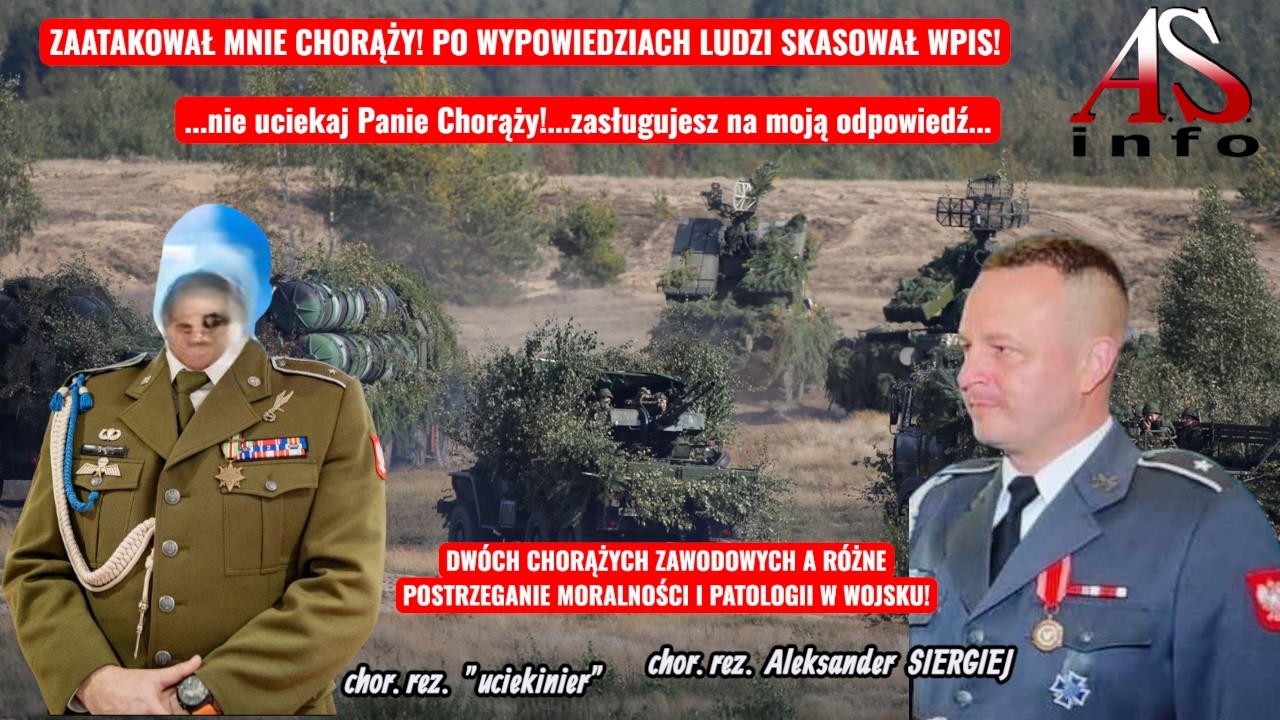 ATAK CHORĄŻEGO I UCIECZKA! BRONIŁ PATOLOGII, A POTEM SKASOWAŁ WPIS. MAMY SCREENY!