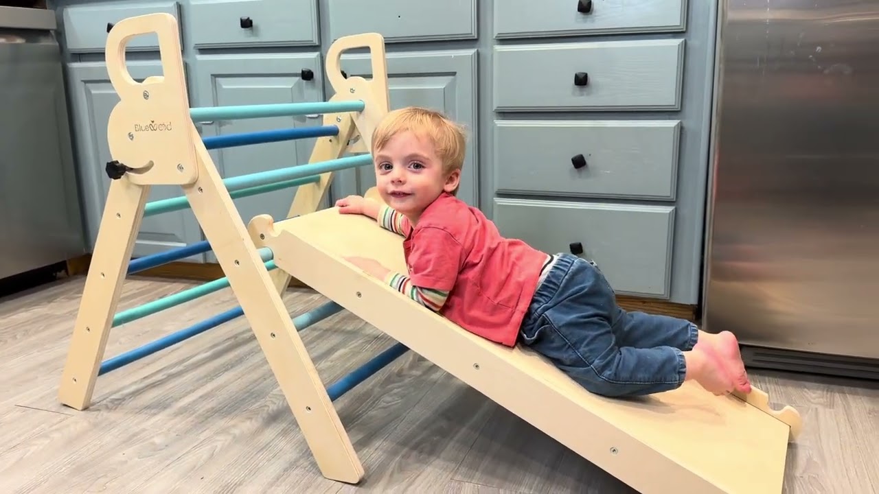 Pikler Triangle wins my indoor favorite toy award! Promo Code in comments