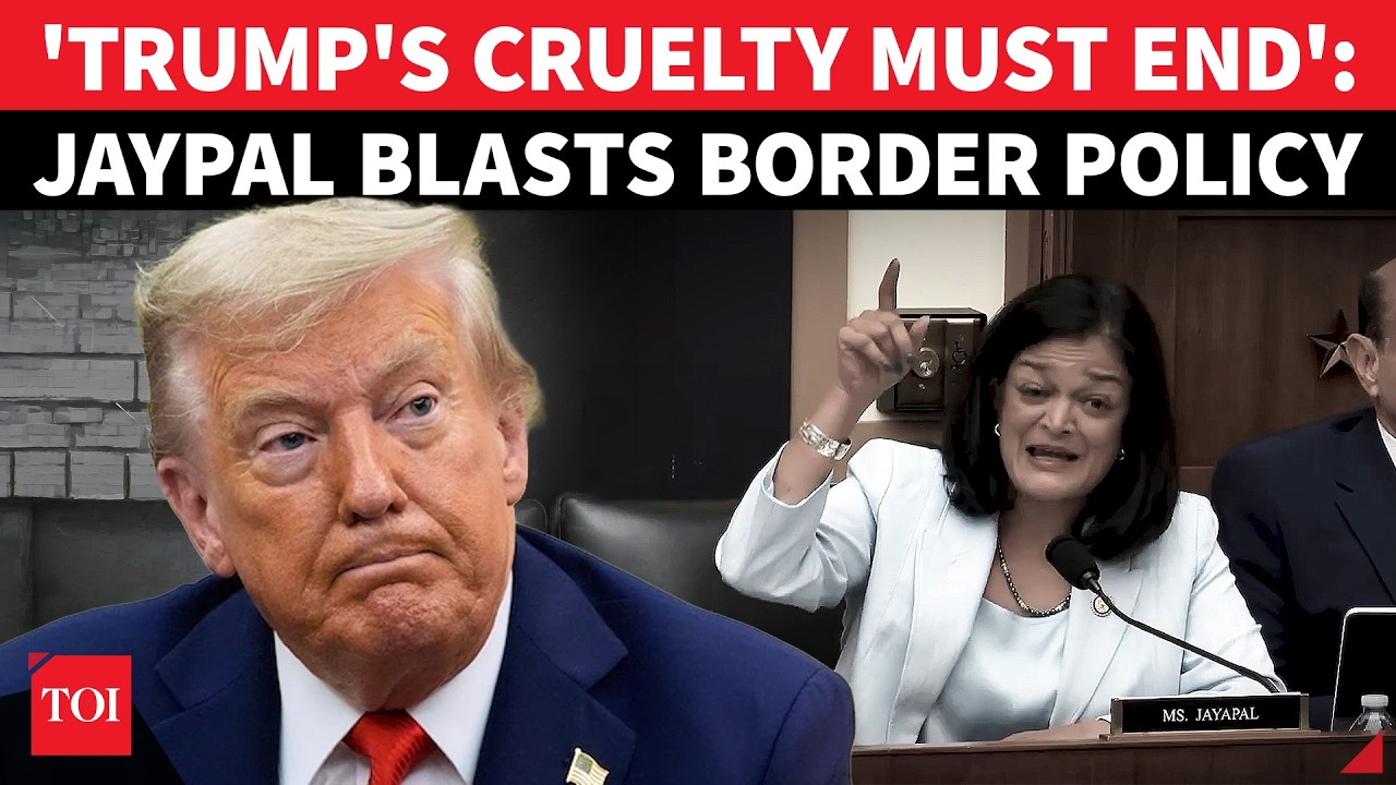 Pramila Jayapal Fiery Assault On Trump's Border Agenda; 'KILLED FATHER INFRONT OF DAUGHTER...'