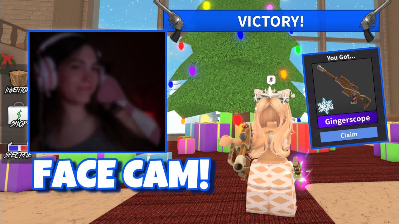 PLAYING THE MM2 CHRISTMAS EVENT W/ FACE CAM!