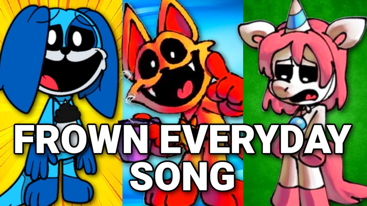 Frowning Critters Song Animated MUSIC VIDEO (FROWN EVERYDAY)