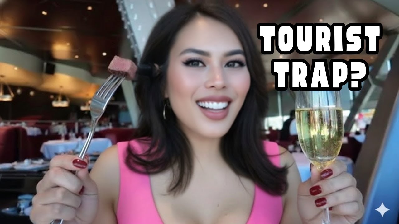 Ужин в одиночестве в самом романтичном ресторане Лас-Вегаса 🇫🇷 🇺🇸