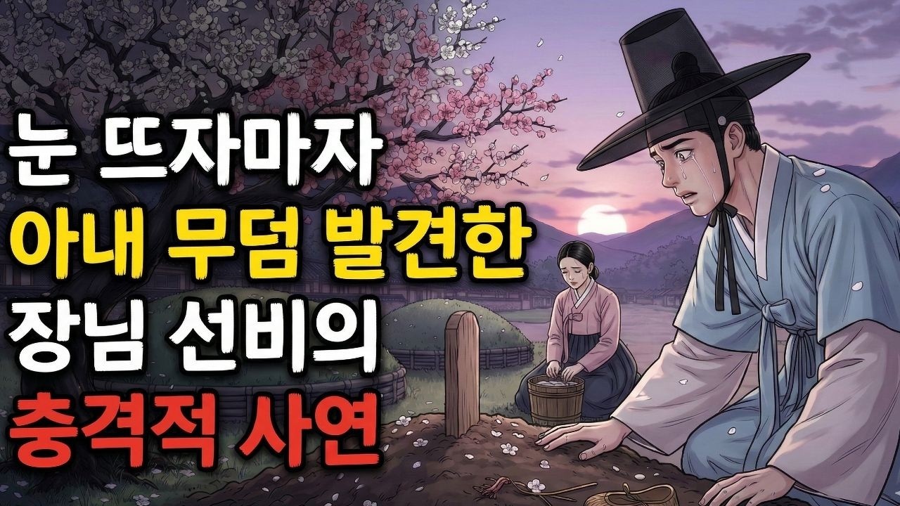 30년 만에 눈을 뜬 선비가 오열하며 무덤가로 달려간 이유 설화 야담 전설 사연 잠자리동화 옛날이야기
