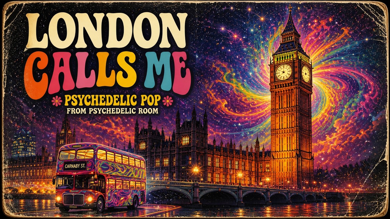 London Calls Me - Pyschedelic Room Music - Pyschedelic Blues Rock Trippy Stoner Atmospheric 1960s