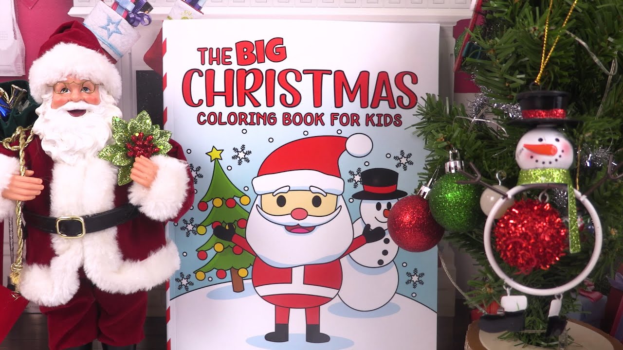Noël 2021 🎄🎅🏼 Livre de Coloriage Père Noël, Bonhomme de Neige, Sapin