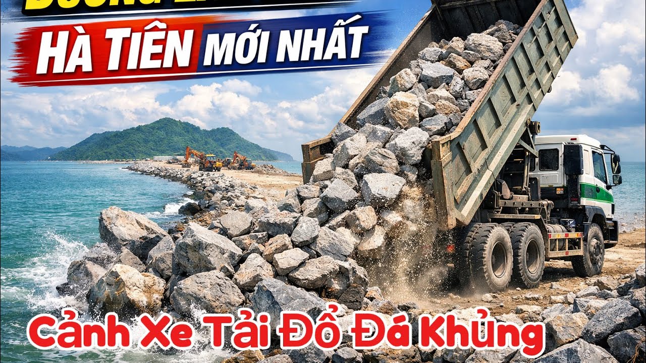 Quá Khủng Hàng Trăm Xe Tải Chở Đất Đá Ra Con Đường 1200 Tỷ Gần Chạm Mốc 1.5Km Thần Tốc Hoàn Thiện.