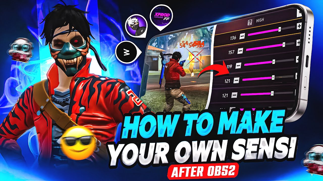 Learn To Make Your Own Perfect Sensitivity In Free Fire 🔥 | Best OB52 Sensitivity ✅