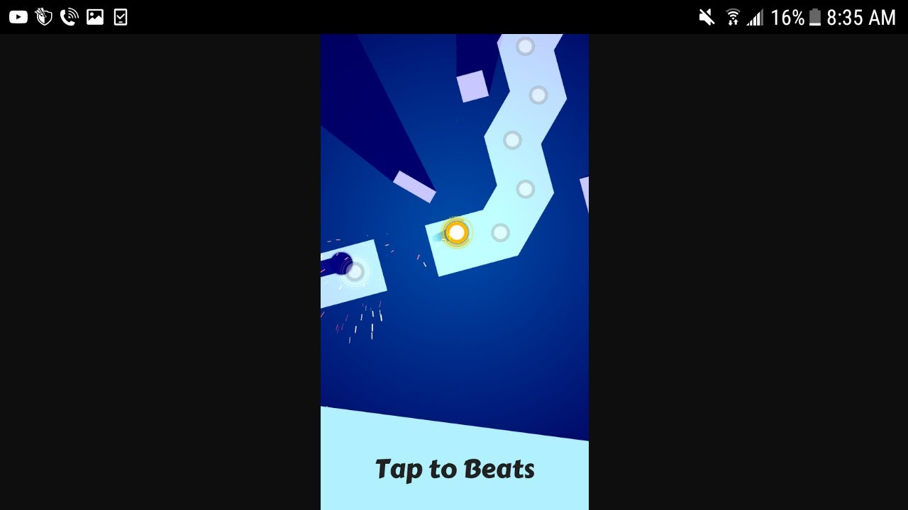 Dancing balls: color line