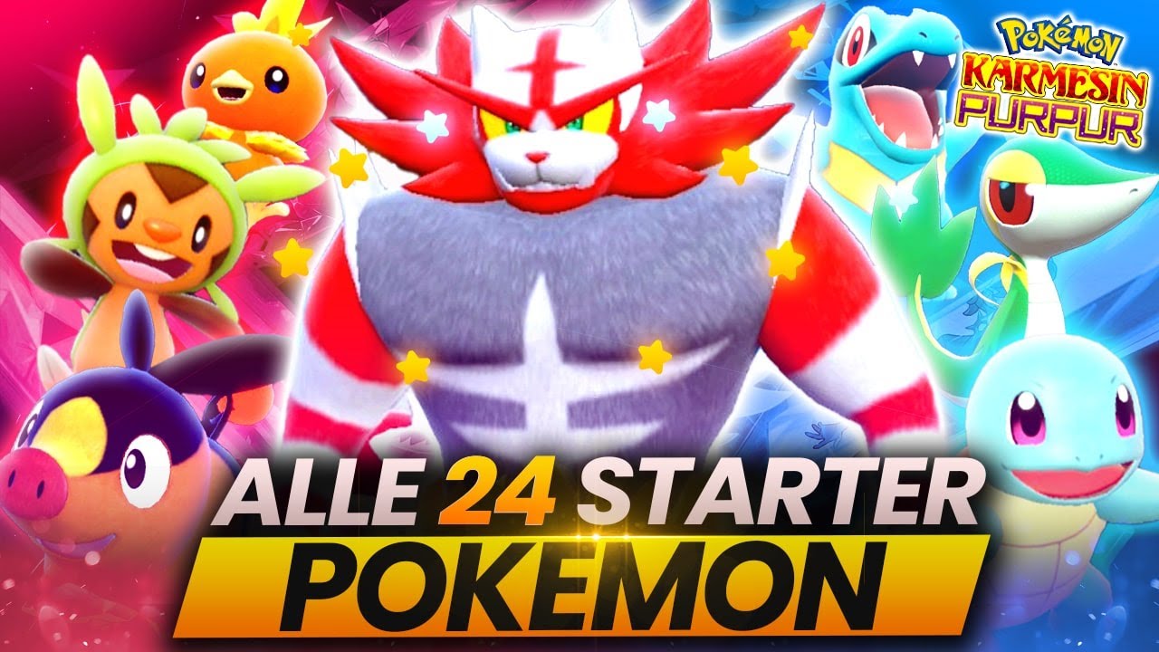 So bekommt ihr ALLE 24 STARTER-POKEMON im Karmesin & Purpur DLC!