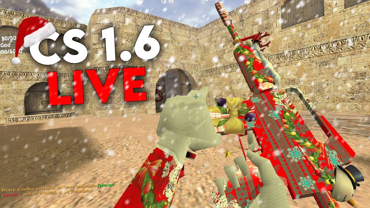🔴A VENIT CRACIUNUL pe SERVER-UL MEU de CS 1.6 🎅 XMAS UPDATE 🎄V.I.P GIVEAWAY!