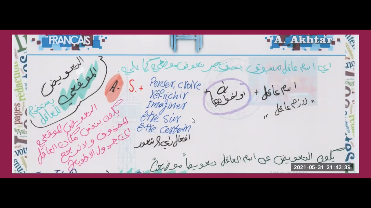 التعويض Remplacement