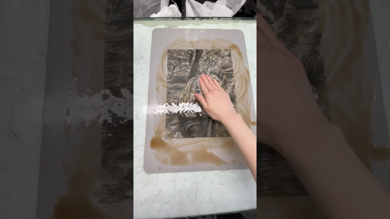 #lithography #art #printmaking #drawing #figuredrawing #printing