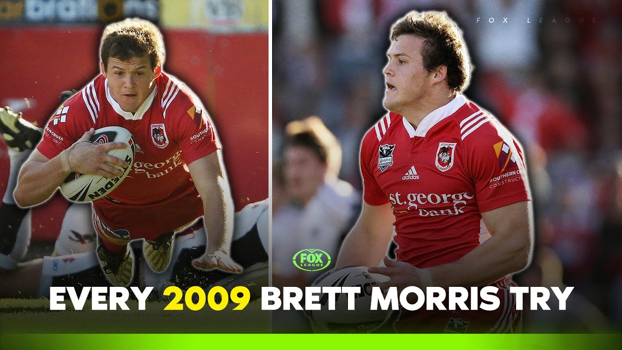 Brett Morris&rsquo; RECORD-BREAKING 2009 try-scoring season 👀 | Fox League