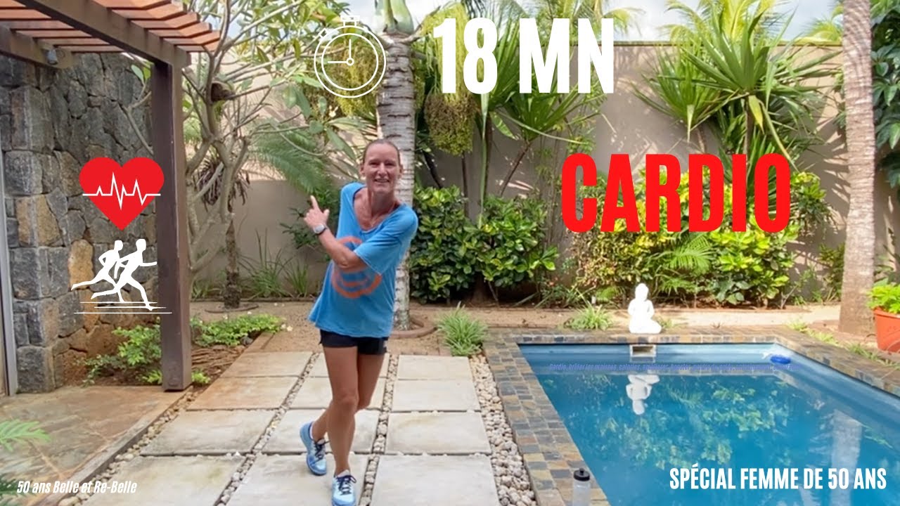 50 ans Belle et Re Belle : 18 mn CARDIO : MARCHE RAPIDE ET EXERCICES TONIQUES (HAUT & BAS DU CORPS)