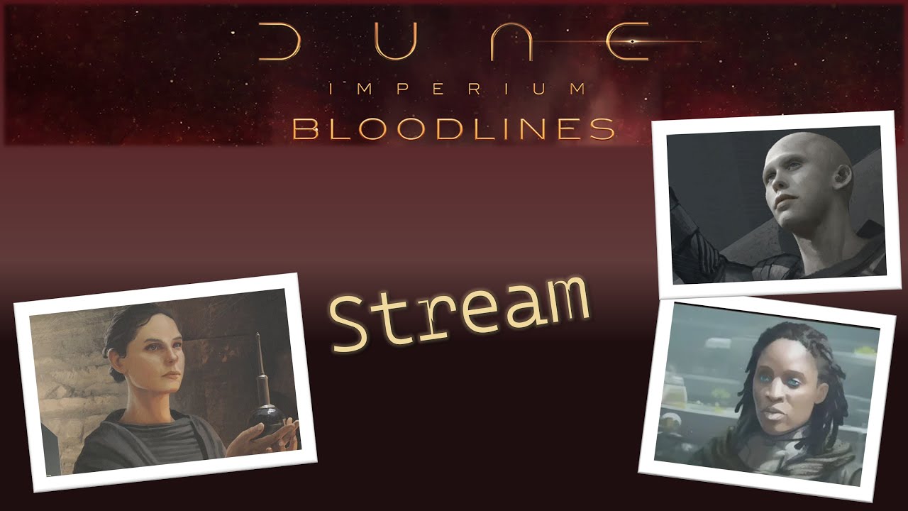 Lets play Dune Imperium. Bloodlines. Играем Дюна Воссатние. Кровные узы. 3 players