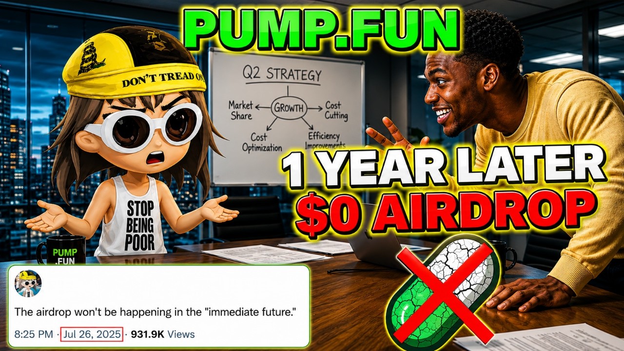 Pump.fun Promised an Airdrop 1 Year Ago.. Still Nothing. #solana #pumpfun #ansem