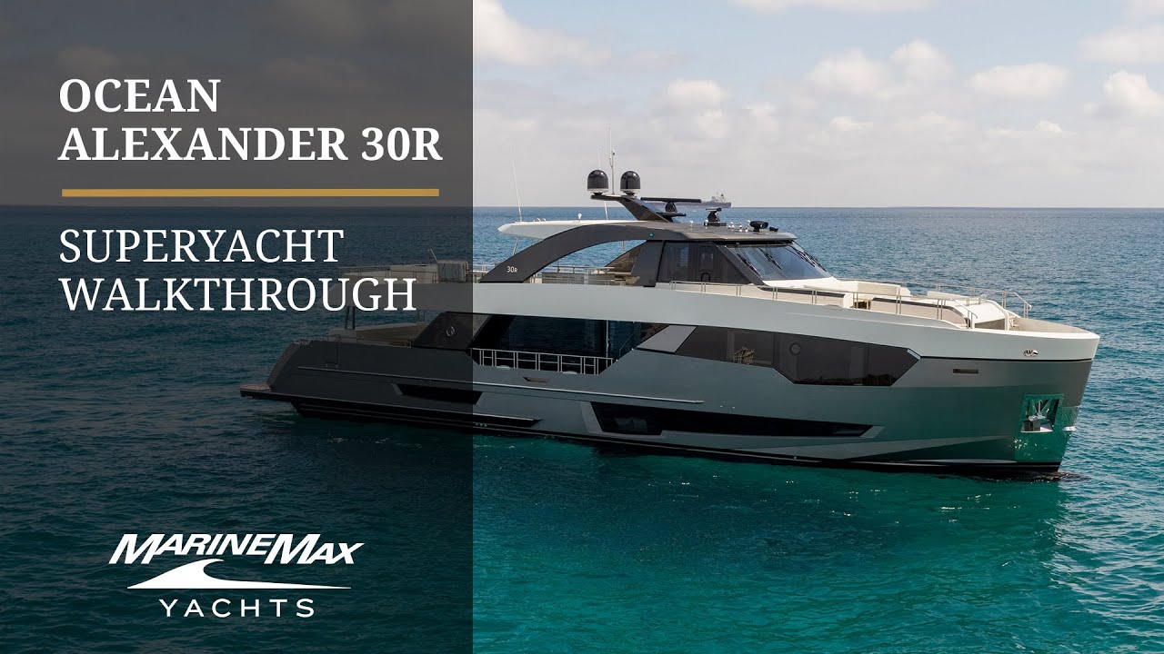 Inside the Stunning Ocean Alexander 30R with Scott Roberton