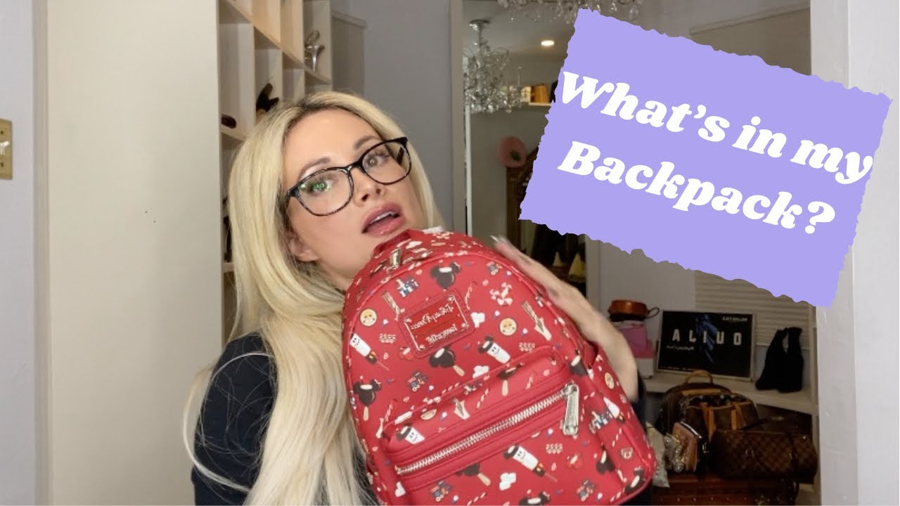 WHAT'S IN MY BAG: LOUNGEFLY EDITION / DISNEY HAUL!