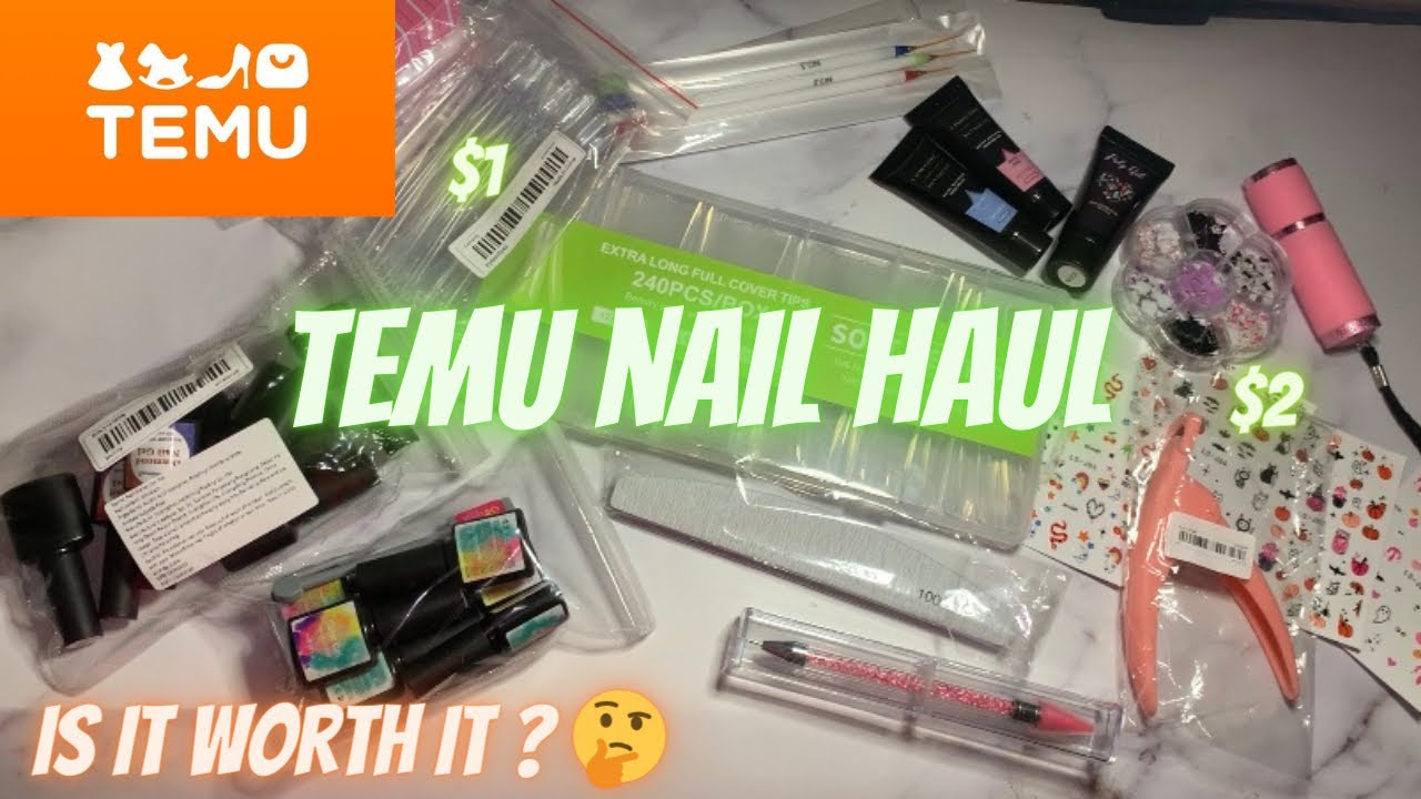 TEMU NAIL SUPPLY HAUL | AFFORDABLE NAIL FINDS