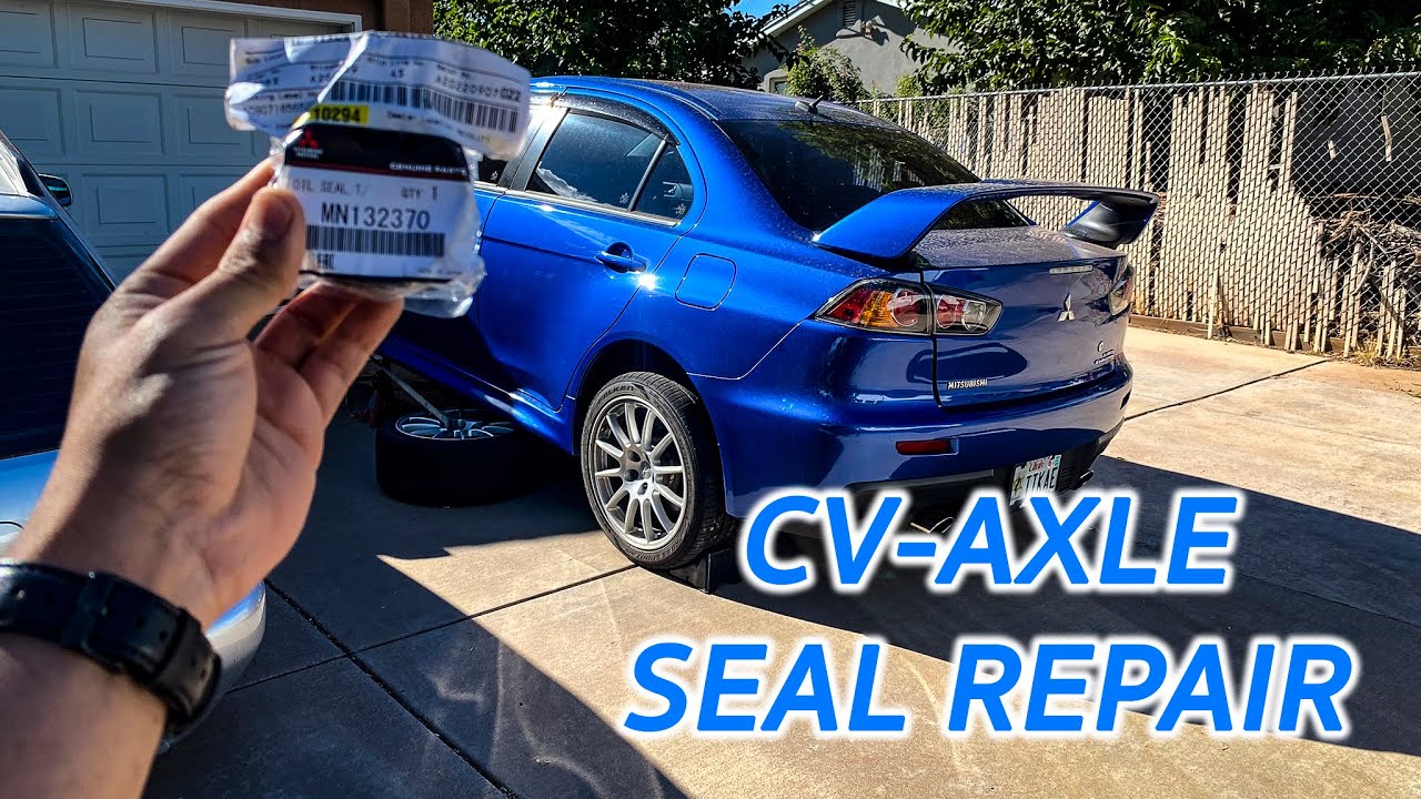 HOW TO REPLACE CV-AXLE SEAL FOR EVO X