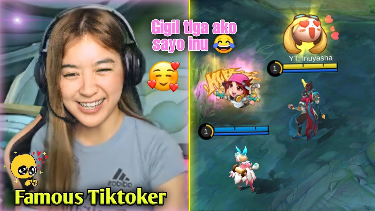 I MET A FAMOUS FEMALE TIKTOKERIST😍 NAIRITA ATA SAKIN✌️ - MLBB
