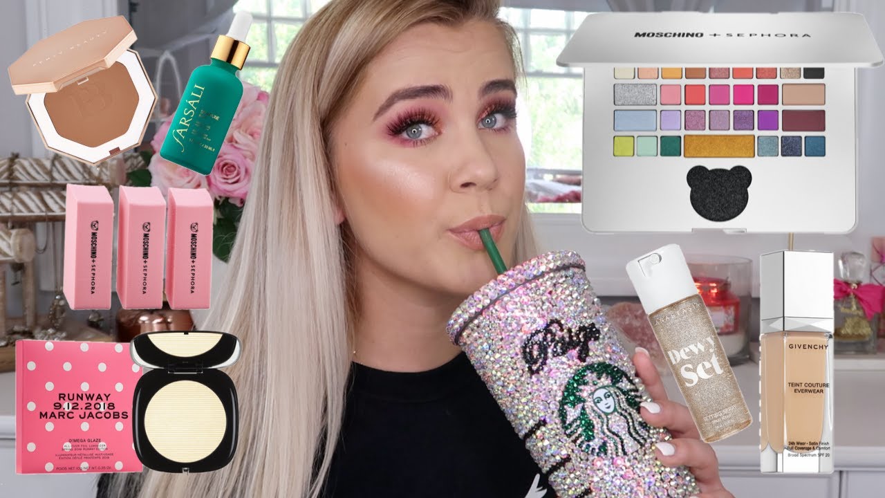 TRYING NEW MAKEUP - Full Face First Impressions | Paige Koren