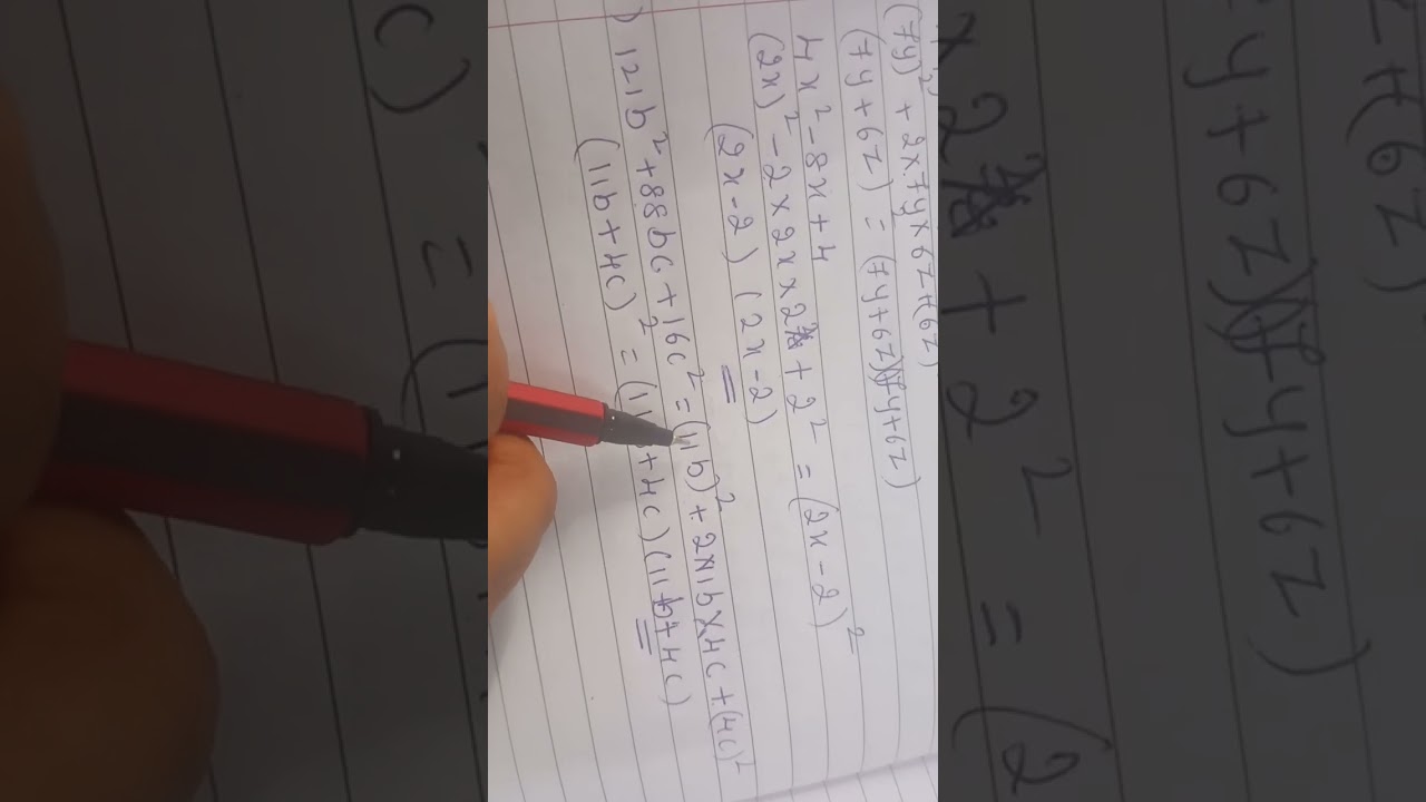 Factorisation - 8th Std NCERT (excercise 12.2 Q No 1st Main)