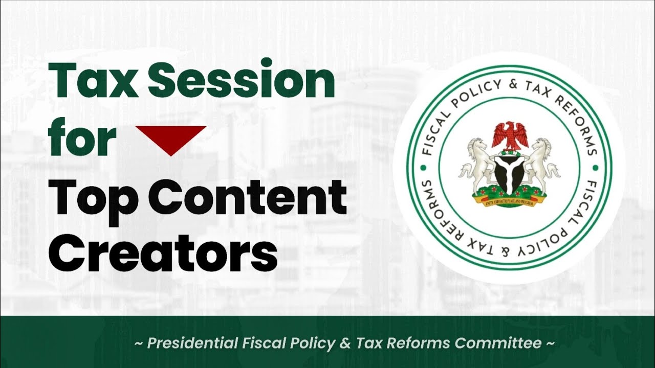 Top content creators session on new tax acts